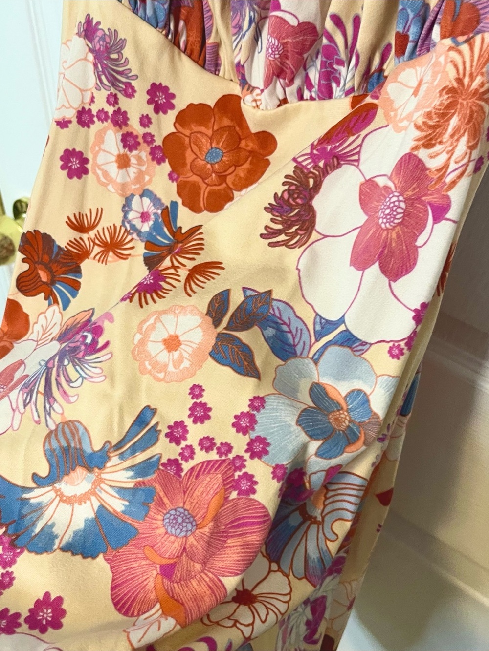 ✧･ﾟmulti-colored floral mini dress - Picture 4 of 6